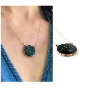 CARLA DE LA CRUZ Virgo Constellation Necklace gold filled Night Sky